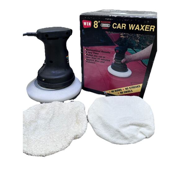 WEN 8”random Car waxer No Burns No Streaks No Swirls Polish Any Car 30 Minutes - Picture 1 of 16